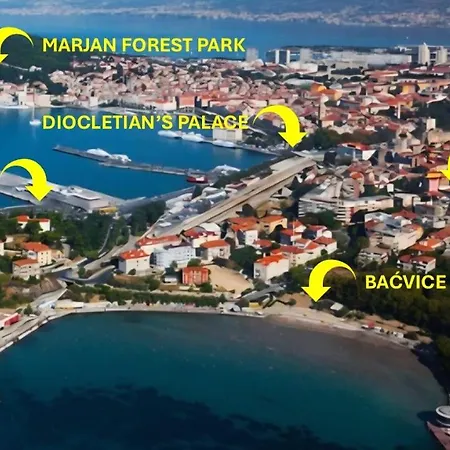 Апартаменти Petrus Superior - Spacious Three-room - Prestigious Location Near Diocletian's Palace And Bacvice - The Restaurants Within Walking Distance - Free Parking Provided *